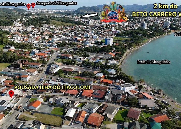 Pousada Ilha do Itacolomi Com Piscina Proximo do Beto Carrero
